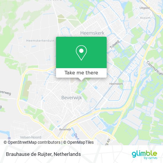 Brauhause de Ruijter map