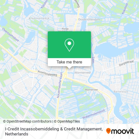 I-Credit Incassobemiddeling & Credit Management map