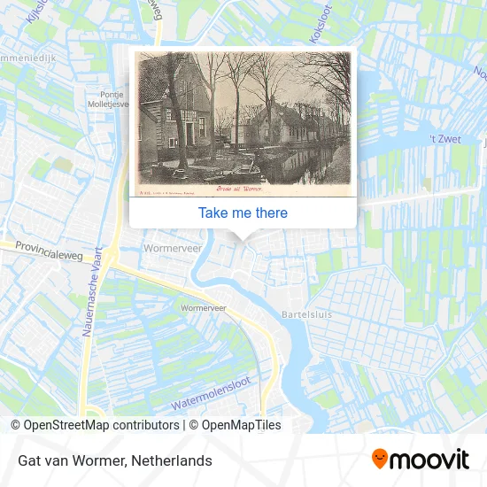 Gat van Wormer map