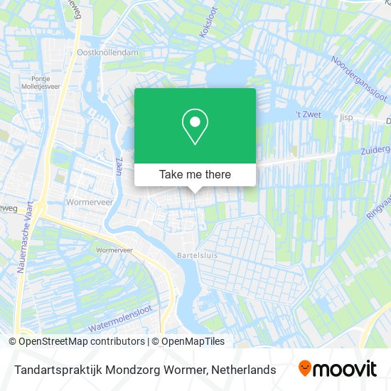 Tandartspraktijk Mondzorg Wormer map