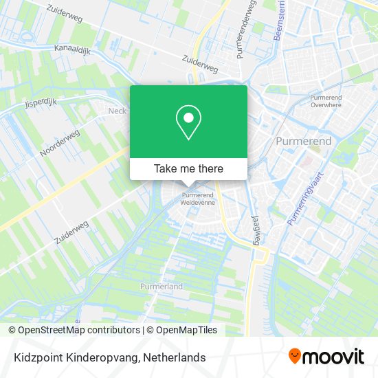 Kidzpoint Kinderopvang map