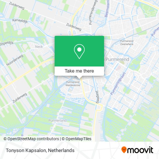 Tonyson Kapsalon map