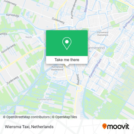 Wiersma Taxi map