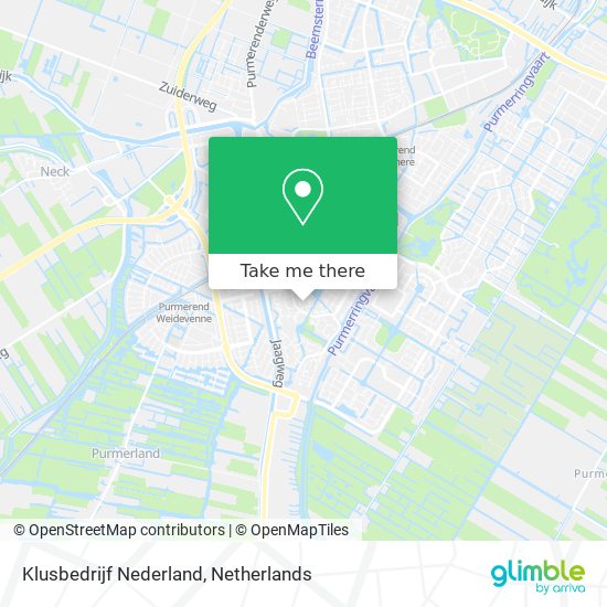Klusbedrijf Nederland Karte