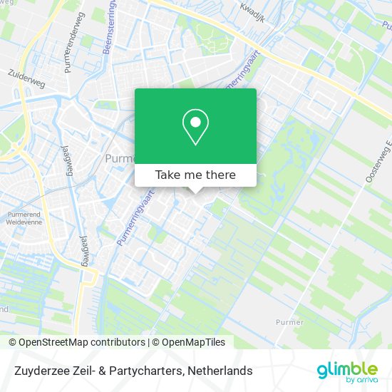 Zuyderzee Zeil- & Partycharters map