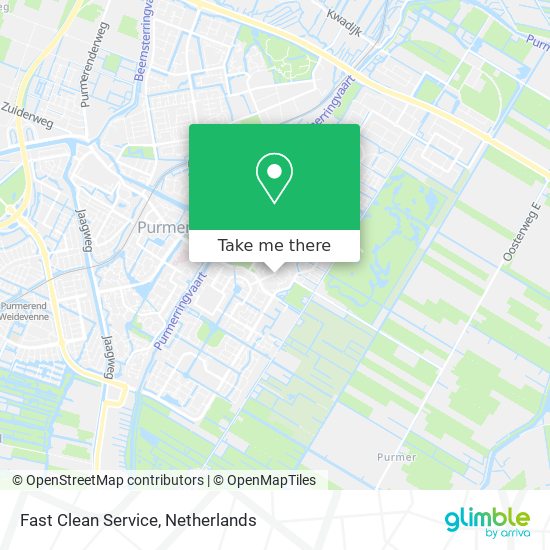 Fast Clean Service map