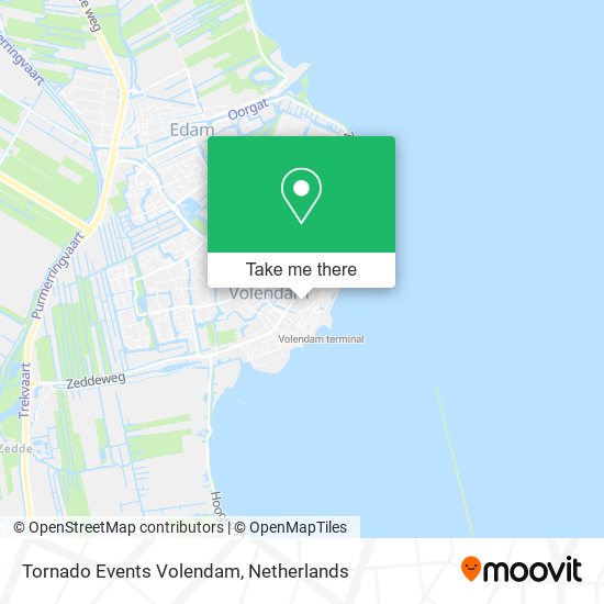 Tornado Events Volendam map