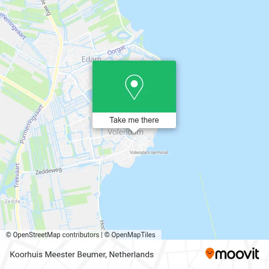 Koorhuis Meester Beumer map
