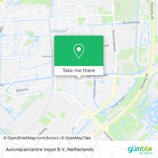 Autorepaircentre Vejon B.V. Karte