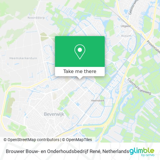 Brouwer Bouw- en Onderhoudsbedrijf René map