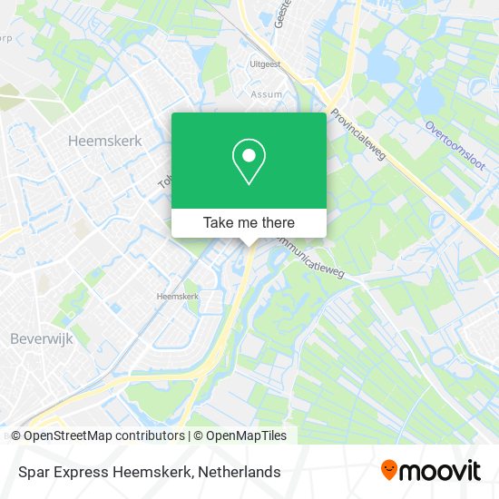 Spar Express Heemskerk map