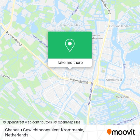 Chapeau Gewichtsconsulent Krommenie map