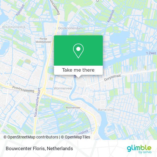 Bouwcenter Floris map