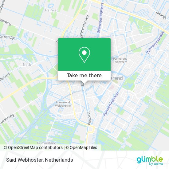 Said Webhoster map