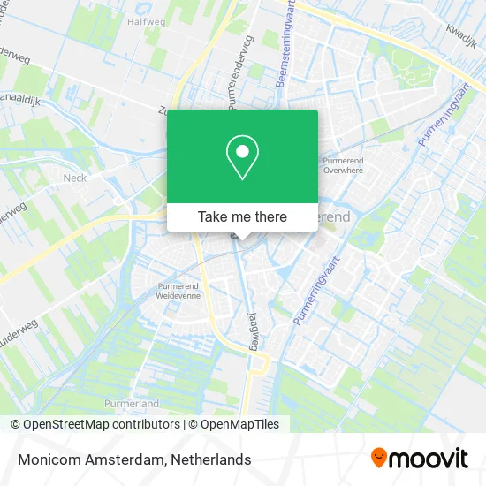 Monicom Amsterdam map