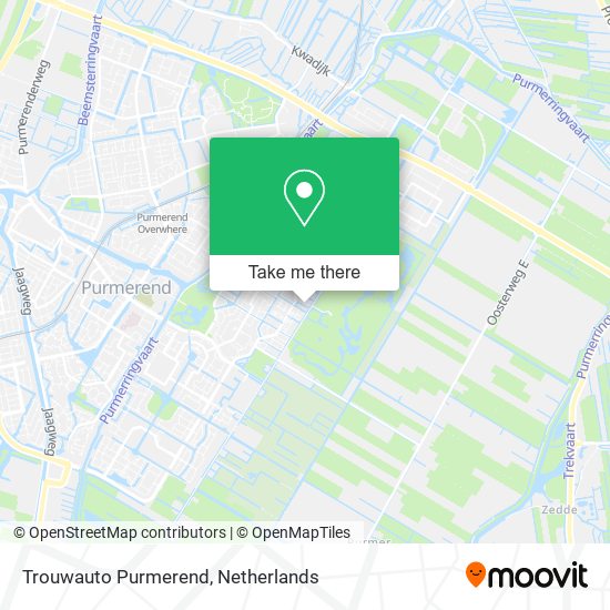 Trouwauto Purmerend map