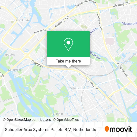 Schoeller Arca Systems Pallets B.V. Karte