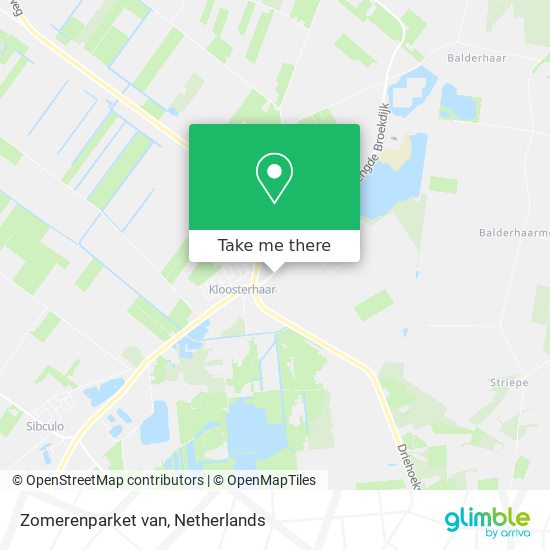 Zomerenparket van map