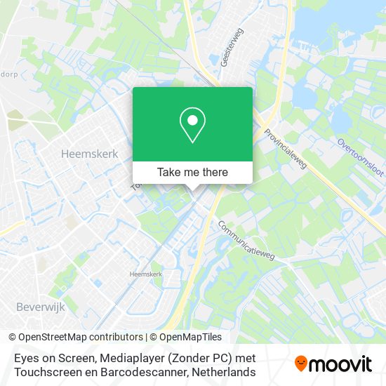 Eyes on Screen, Mediaplayer (Zonder PC) met Touchscreen en Barcodescanner map