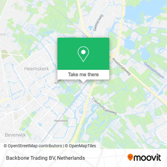 Backbone Trading BV map