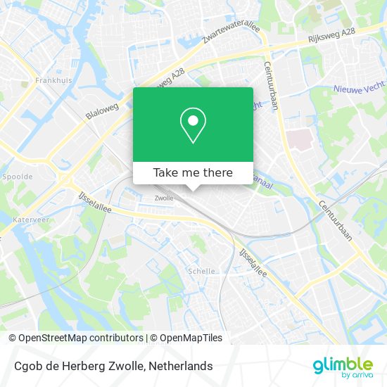 Cgob de Herberg Zwolle map