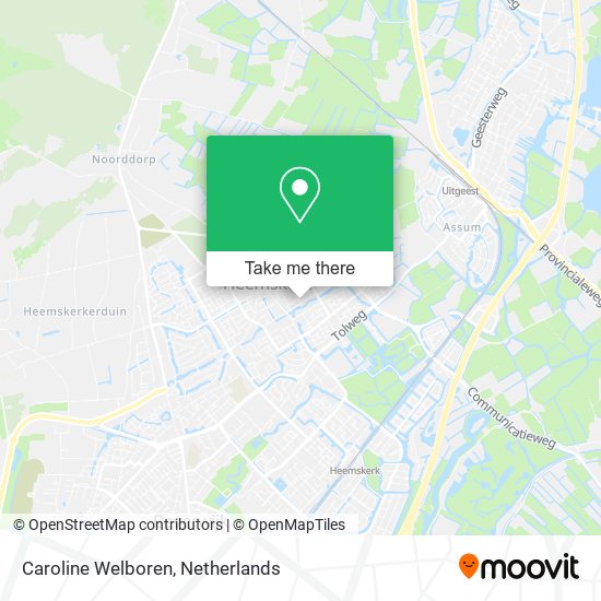 Caroline Welboren map