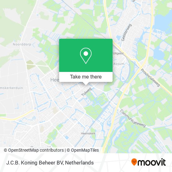 J.C.B. Koning Beheer BV map