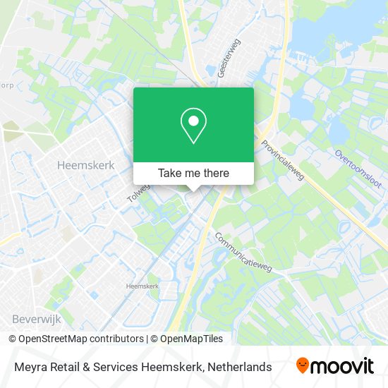 Meyra Retail & Services Heemskerk map