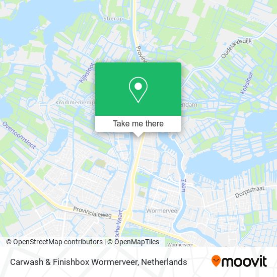 Carwash & Finishbox Wormerveer map