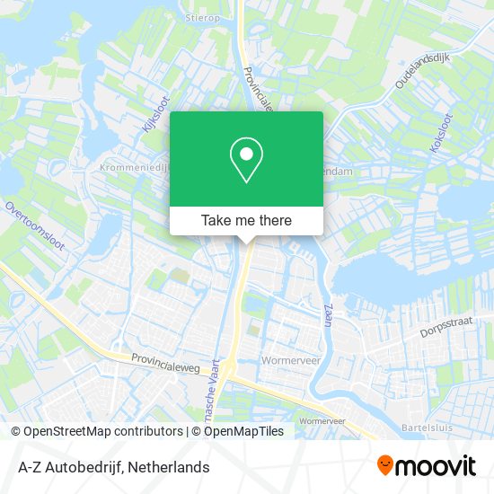 A-Z Autobedrijf map