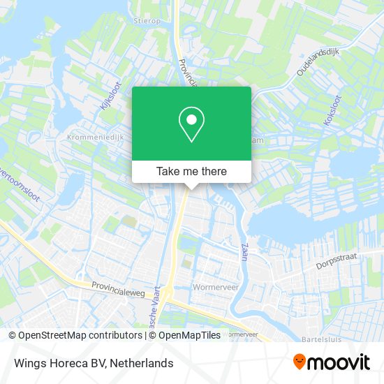 Wings Horeca BV map