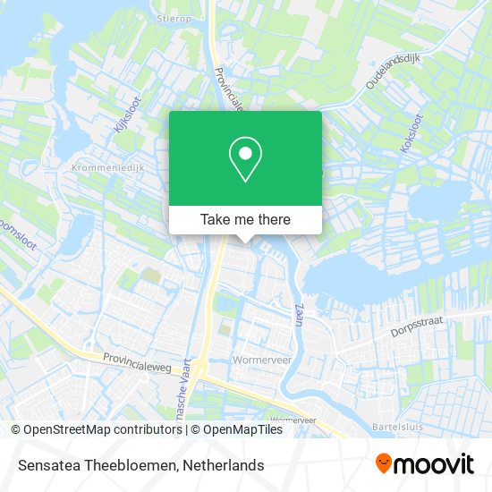 Sensatea Theebloemen map