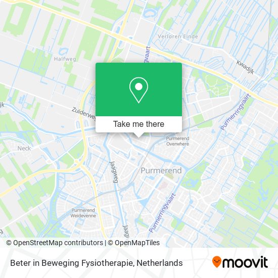 Beter in Beweging Fysiotherapie map