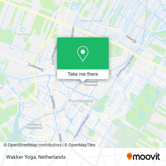 Wakker Yoga map