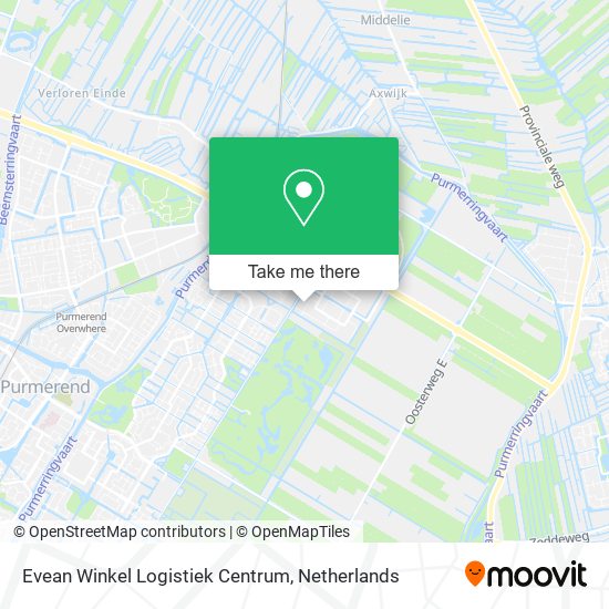 Evean Winkel Logistiek Centrum map