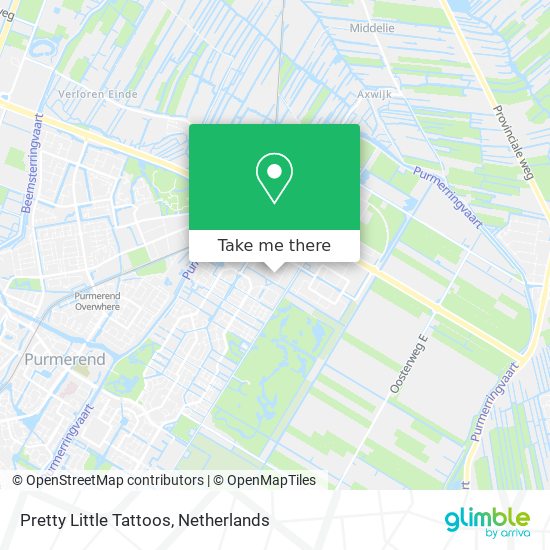 Pretty Little Tattoos map