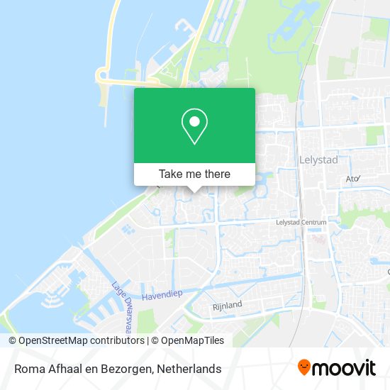 Roma Afhaal en Bezorgen map