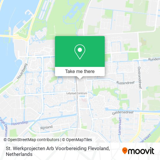 St. Werkprojecten Arb Voorbereiding Flevoland map