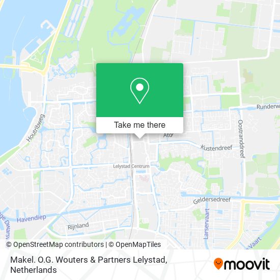 Makel. O.G. Wouters & Partners Lelystad map