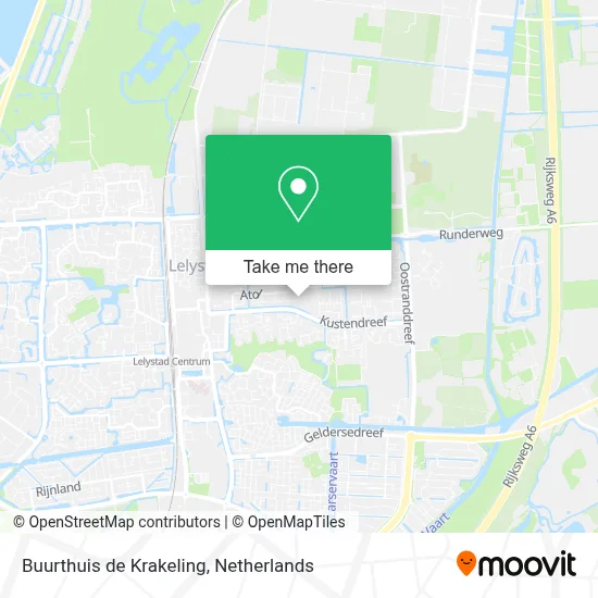 Buurthuis de Krakeling map