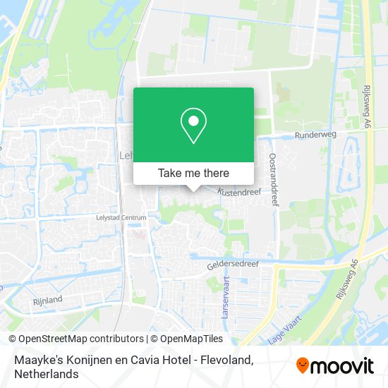 Maayke's Konijnen en Cavia Hotel - Flevoland map