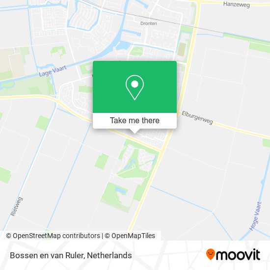Bossen en van Ruler map