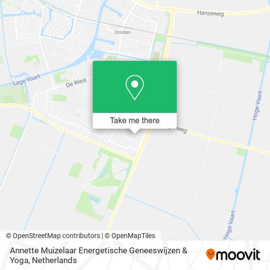 Annette Muizelaar Energetische Geneeswijzen & Yoga map