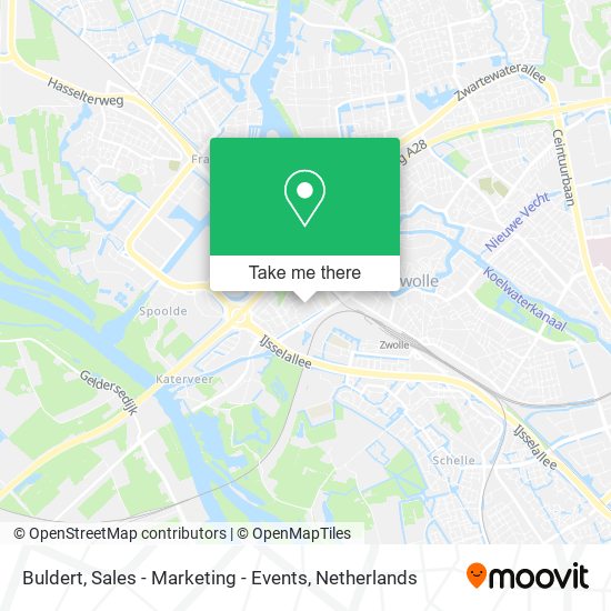 Buldert, Sales - Marketing - Events Karte