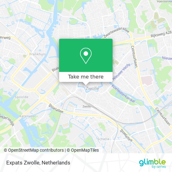 Expats Zwolle map