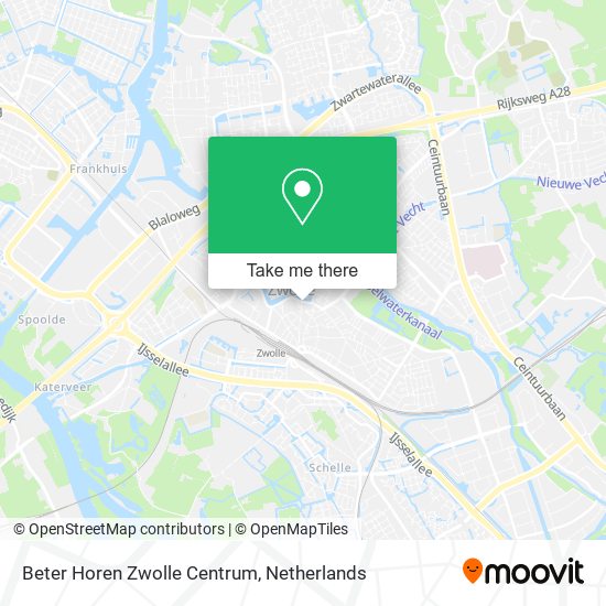 Beter Horen Zwolle Centrum map