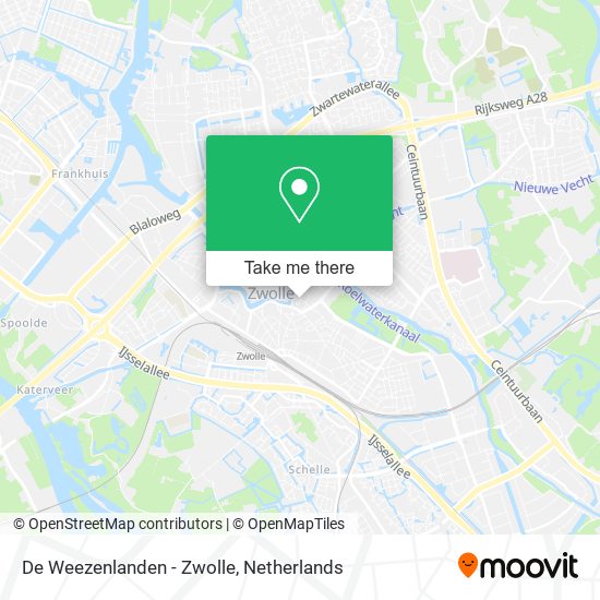 De Weezenlanden - Zwolle map