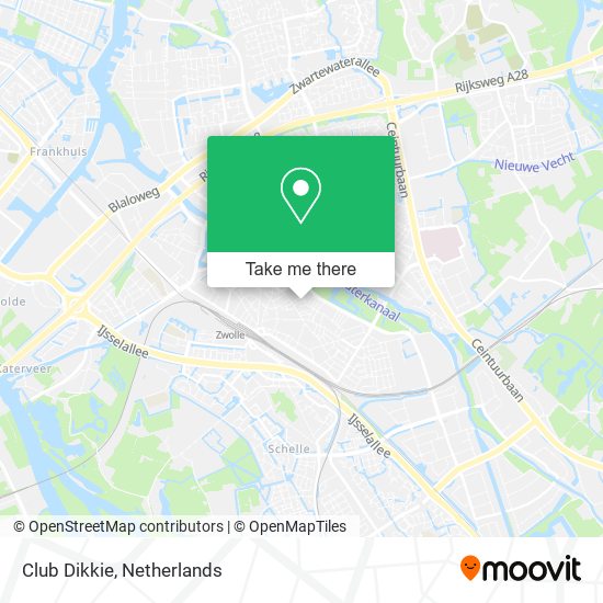 Club Dikkie map