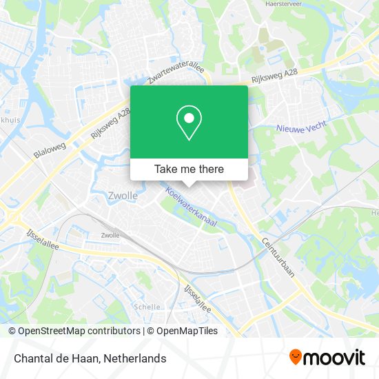 Chantal de Haan map