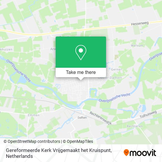 Gereformeerde Kerk Vrijgemaakt het Kruispunt map